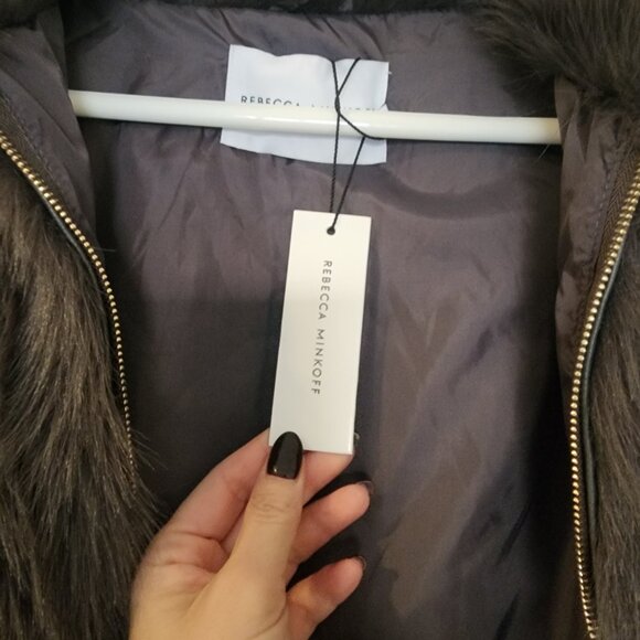 NEW Rebecca Minkoff Faux Fur Coat - So chic and soft!!! - Picture 7 of 8
